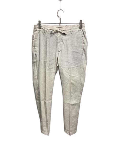 giab's ARCHIVIO（ジャブス アルキヴィオ）giab's ARCHIVIO (ジャブス アルキヴィオ) ストレッチ ブラッシドコットン ノープリーツ リラックスパンツ ベージュ サイズ:44の古着・服飾アイテム