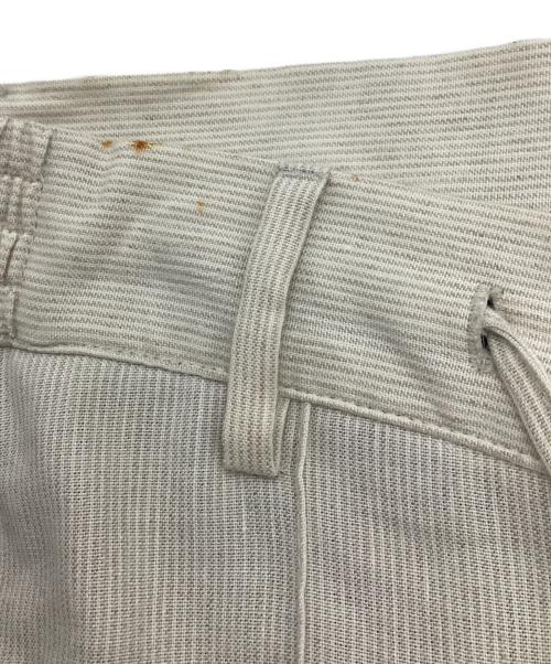 giab's ARCHIVIO（ジャブス アルキヴィオ）giab's ARCHIVIO (ジャブス アルキヴィオ) ストレッチ ブラッシドコットン ノープリーツ リラックスパンツ ベージュ サイズ:44の古着・服飾アイテム