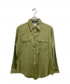 MADISON BLUEマディソンブルー）の古着「HAMPTONサイドポケットシャツ」｜カーキ