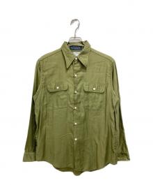 MADISON BLUE（マディソンブルー）の古着「HAMPTONサイドポケットシャツ」｜カーキ