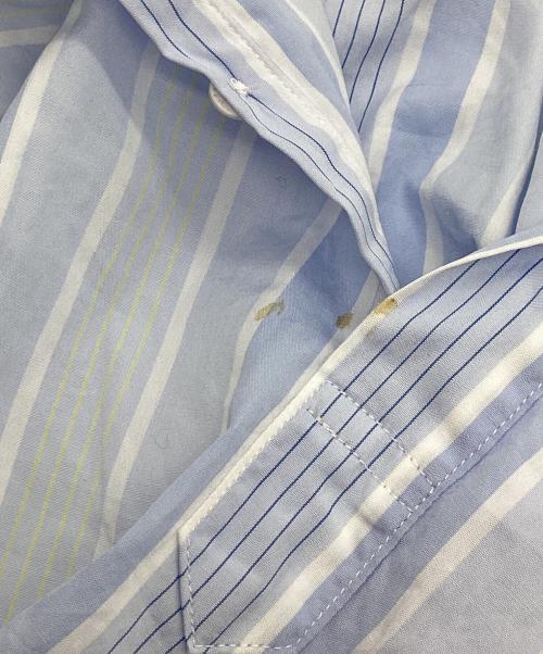 green label relaxing（グリーンレーベルリラクシング）green label relaxing (グリーンレーベルリラクシング) THOMAS MASON (トーマスメイソン) ジャストルーズ レギュラーカラー シャツ ブルー サイズ:Lの古着・服飾アイテム