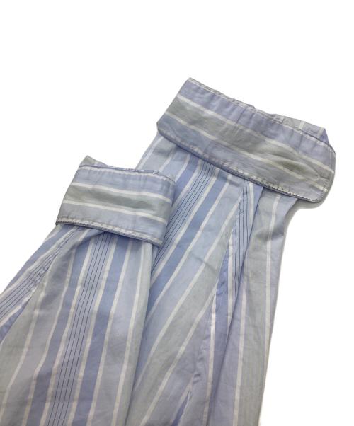 green label relaxing（グリーンレーベルリラクシング）green label relaxing (グリーンレーベルリラクシング) THOMAS MASON (トーマスメイソン) ジャストルーズ レギュラーカラー シャツ ブルー サイズ:Lの古着・服飾アイテム