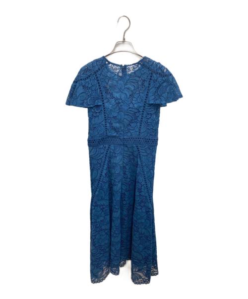 Diagram GRACE CONTINENTAL（ダイアグラム グレースコンチネンタル）Diagram GRACE CONTINENTAL (ダイアグラム グレースコンチネンタル) レースワンピース ネイビー サイズ:Ｓの古着・服飾アイテム