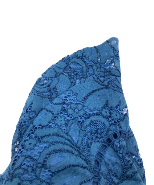 Diagram GRACE CONTINENTAL（ダイアグラム グレースコンチネンタル）Diagram GRACE CONTINENTAL (ダイアグラム グレースコンチネンタル) レースワンピース ネイビー サイズ:Ｓの古着・服飾アイテム