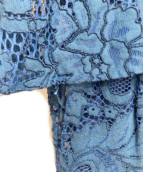 Diagram GRACE CONTINENTAL（ダイアグラム グレースコンチネンタル）Diagram GRACE CONTINENTAL (ダイアグラム グレースコンチネンタル) レースワンピース ネイビー サイズ:Ｓの古着・服飾アイテム