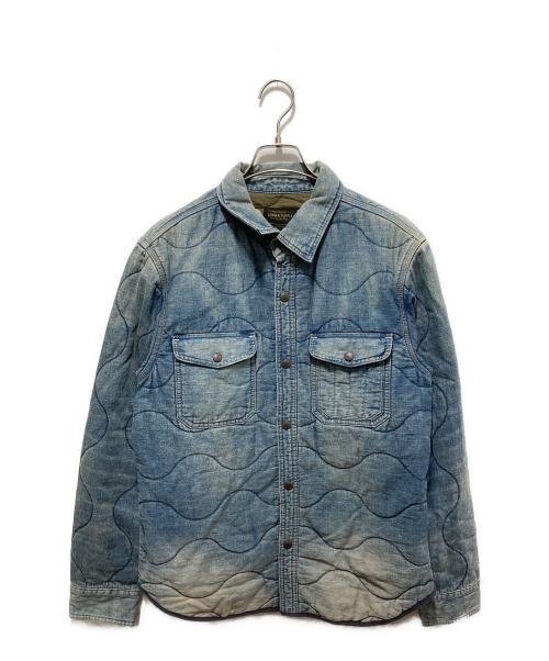 Denim & Supply Ralph Lauren（デニム＆サプライ ラルフローレン）DENIM & SUPPLY RALPH LAUREN (デニム＆サプライ ラルフローレン) キルティングジャケット スカイブルー サイズ:Mの古着・服飾アイテム