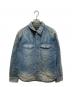 DENIM & SUPPLY RALPH LAUREN（デニム＆サプライ ラルフローレン）の古着「キルティングジャケット」｜スカイブルー