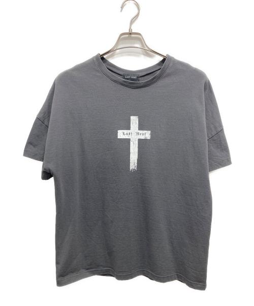 LAST NEST（ラストネスト）last nest (ラストネスト) DUSTY CROSS WASH T-SHIRTS グレー サイズ:Lの古着・服飾アイテム