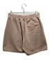 EMOTIONALLY UNAVAILABLE (エモーショナリー・アンアベイラブル) SCRIPT LOGO SWEAT SHORTS ベージュ サイズ:S：8000円
