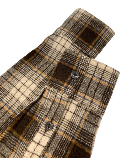 CarHartt（カーハート）CarHartt (カーハート) L/S HAGEN SHIRT ブラウン サイズ:Mの古着・服飾アイテム