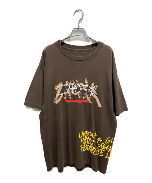 CACTUS（カクタス）CACTUS (カクタス) Travis Scott Utopia Tシャツ ベージュ サイズ:Lの古着・服飾アイテム