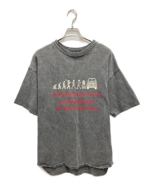 CVTVLIST（カタリスト）CVTVLIST (カタリスト) EVOLUTION TEE エボリューション半袖Tシャツ グレー サイズ:1の古着・服飾アイテム