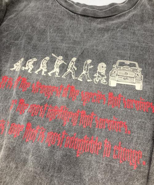 CVTVLIST（カタリスト）CVTVLIST (カタリスト) EVOLUTION TEE エボリューション半袖Tシャツ グレー サイズ:1の古着・服飾アイテム