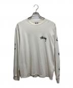 stussyステューシー）の古着「Angels Pigment Dyed TEE／ロンティー」｜ホワイト