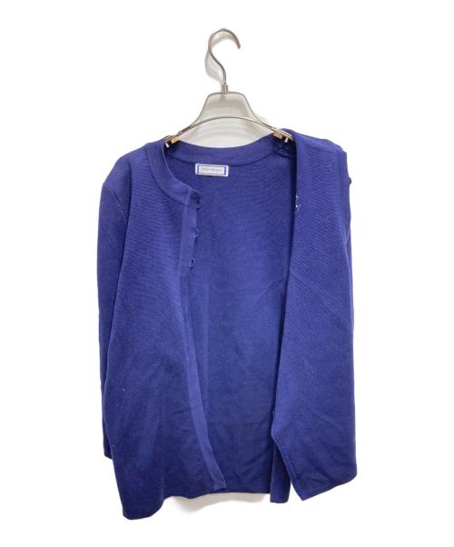 Yves Saint Laurent（イヴサンローラン）Yves Saint Laurent (イヴサンローラン) ニットカーディガン ネイビー サイズ:Ⅿの古着・服飾アイテム