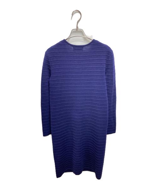 Yves Saint Laurent（イヴサンローラン）Yves Saint Laurent (イヴサンローラン) ニットワンピース ネイビー サイズ:Ⅿの古着・服飾アイテム