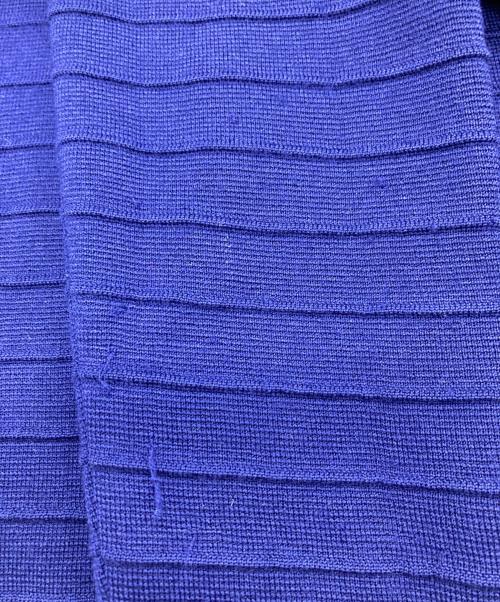 Yves Saint Laurent（イヴサンローラン）Yves Saint Laurent (イヴサンローラン) ニットワンピース ネイビー サイズ:Ⅿの古着・服飾アイテム