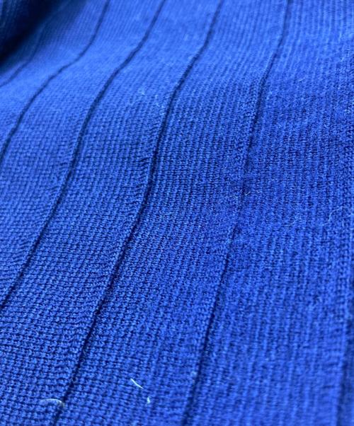 Yves Saint Laurent（イヴサンローラン）Yves Saint Laurent (イヴサンローラン) ニットワンピース ネイビー サイズ:Ⅿの古着・服飾アイテム