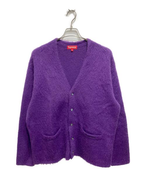 SUPREME（シュプリーム）SUPREME (シュプリーム) 20FW Brushed Mohair Cardigan パープル サイズ:Mの古着・服飾アイテム