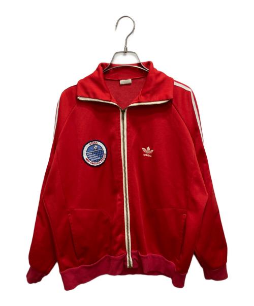 adidas（アディダス）adidas (アディダス) ヴィンテージトラックジャケット レッド サイズ:Lの古着・服飾アイテム