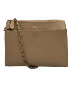 A.P.C.アーペーセー）の古着「チェーンショルダーバッグ」｜ブラウン