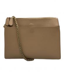 A.P.C.（アーペーセー）の古着「チェーンショルダーバッグ」｜ブラウン