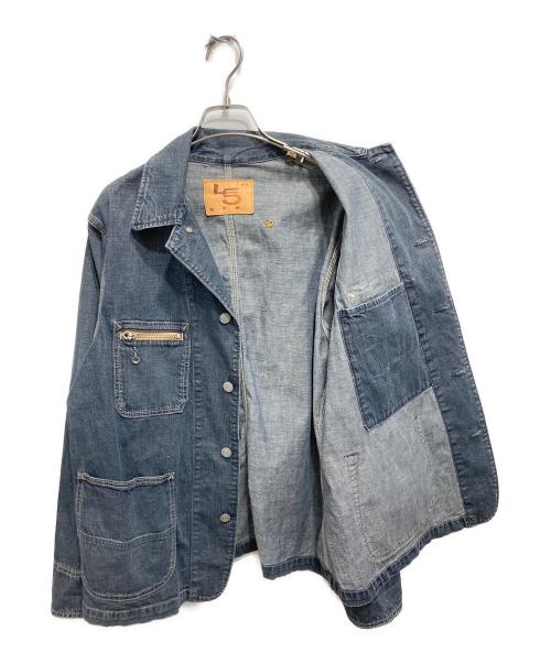 45R（フォーティファイブ・アール）45R (フォーティファイブ・アール) 麦デニムの908カバーオール インディゴ サイズ:Mの古着・服飾アイテム