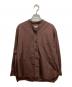 MHL（エムエイチエル）の古着「ノーカラーシャツ／MH50 ARCHIVE SHIRTS」｜ブラウン