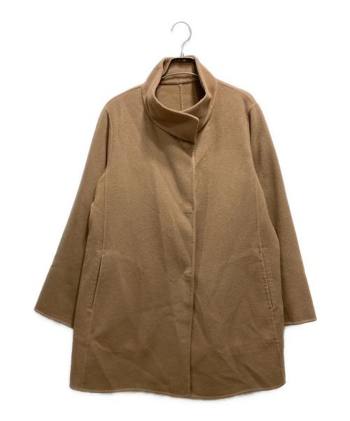 YOSHIE INABA（ヨシエ イナバ）YOSHIE INABA (ヨシエ イナバ) カシミアショートコート ブラウン サイズ:11の古着・服飾アイテム