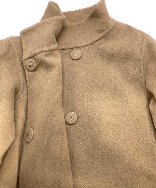 YOSHIE INABA（ヨシエ イナバ）YOSHIE INABA (ヨシエ イナバ) カシミアショートコート ブラウン サイズ:11の古着・服飾アイテム