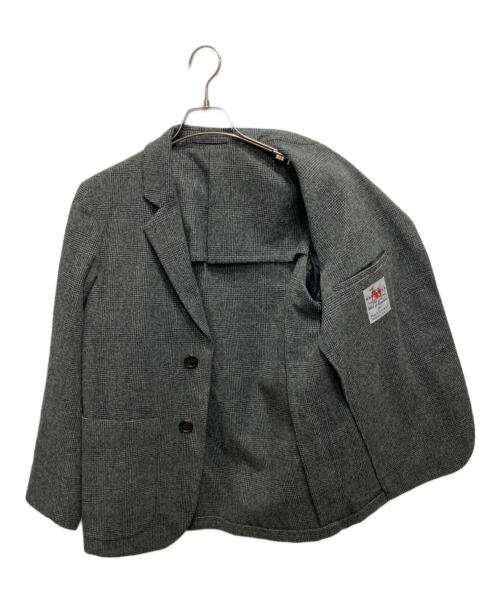 MARGARET HOWELL（マーガレットハウエル）MARGARET HOWELL (マーガレットハウエル) ウールチェックテーラードジャケット グレー サイズ:Sの古着・服飾アイテム
