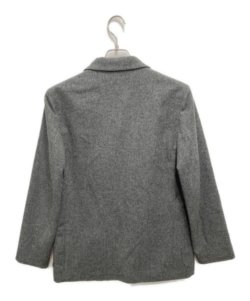 MARGARET HOWELL（マーガレットハウエル）MARGARET HOWELL (マーガレットハウエル) ウールチェックテーラードジャケット グレー サイズ:Sの古着・服飾アイテム