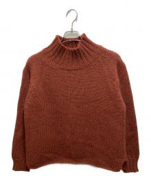 MARGARET HOWELL（マーガレットハウエル）の古着「ブリティッシュウールニット」｜ブラウン