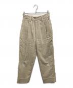 MARGARET HOWELLマーガレットハウエル）の古着「ヘビーコーデュロイパンツ」｜ベージュ