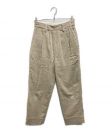 MARGARET HOWELL（マーガレットハウエル）の古着「ヘビーコーデュロイパンツ」｜ベージュ