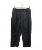 MARGARET HOWELL×FOX BROTHERSマーガレットハウエル×フォックスブラザーズ）の古着「カシミヤ混ウールスラックス」｜グレー