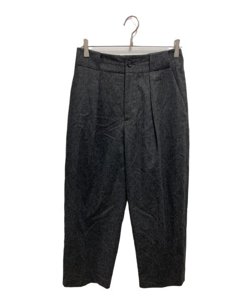 MARGARET HOWELL（マーガレットハウエル）MARGARET HOWELL (マーガレットハウエル) FOX BROTHERS (フォックスブラザーズ) カシミヤ混ウールスラックス グレー サイズ:Ⅱの古着・服飾アイテム