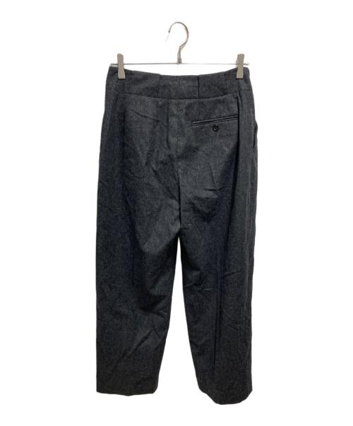 MARGARET HOWELL（マーガレットハウエル）MARGARET HOWELL (マーガレットハウエル) FOX BROTHERS (フォックスブラザーズ) カシミヤ混ウールスラックス グレー サイズ:Ⅱの古着・服飾アイテム