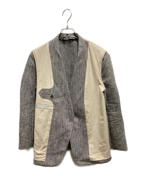 MARGARET HOWELL（マーガレットハウエル）MARGARET HOWELL (マーガレットハウエル) リネンテーラードジャケット グレー サイズ:Ⅲの古着・服飾アイテム