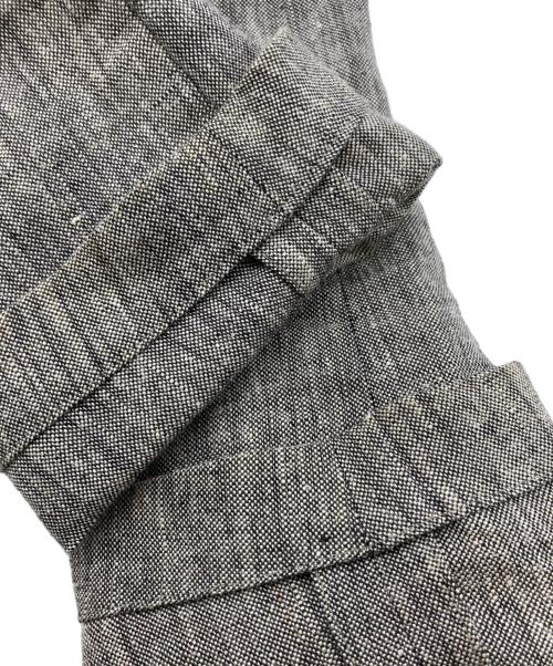 MARGARET HOWELL（マーガレットハウエル）MARGARET HOWELL (マーガレットハウエル) リネンテーラードジャケット グレー サイズ:Ⅲの古着・服飾アイテム