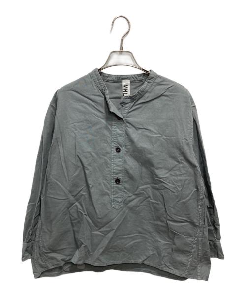 MHL（エムエイチエル）MHL (エムエイチエル) SOFT HOPSACK グレー サイズ:Mの古着・服飾アイテム