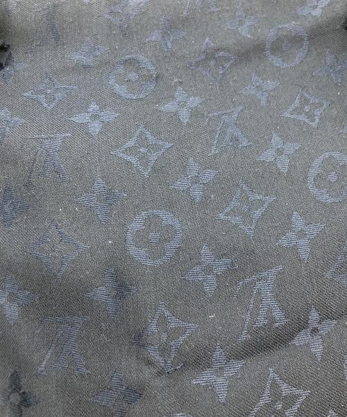 LOUIS VUITTON（ルイ ヴィトン）LOUIS VUITTON (ルイ ヴィトン) モノグラムシルクブレンドストール ネイビーの古着・服飾アイテム