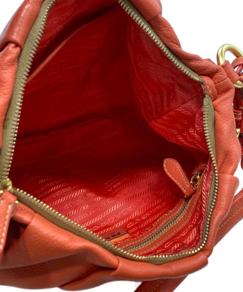 PRADA（プラダ）PRADA (プラダ) ワンショルダーハンドバッグ オレンジの古着・服飾アイテム