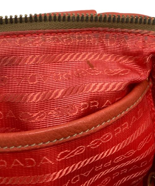 PRADA（プラダ）PRADA (プラダ) ワンショルダーハンドバッグ オレンジの古着・服飾アイテム