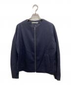 theory luxeセオリーリュクス）の古着「ウールギャバノーカラージャケット」｜ネイビー