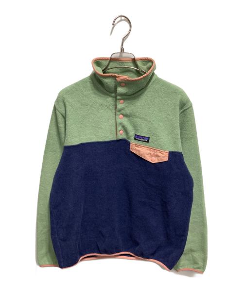 Patagonia（パタゴニア）Patagonia (パタゴニア) LIGHTWEIGHT SYNCHILLA SNAP-T FLEECE PULLOVER グリーン サイズ:Sの古着・服飾アイテム
