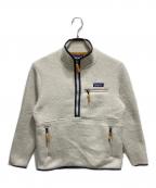 Patagoniaパタゴニア）の古着「Retro Pile Marsupial pullover」｜ベージュ