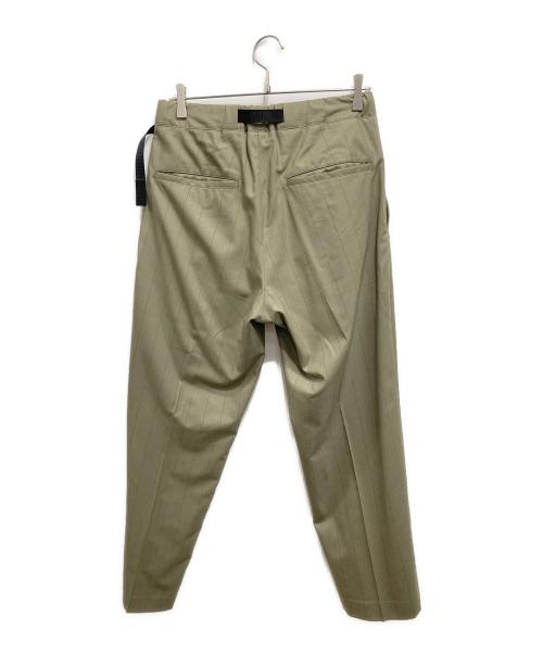 Ujoh（ウジョー）Ujoh (ウジョー) Tape Belt Slim Tapered Pants グリーン サイズ:1の古着・服飾アイテム