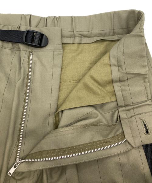 Ujoh（ウジョー）Ujoh (ウジョー) Tape Belt Slim Tapered Pants グリーン サイズ:1の古着・服飾アイテム