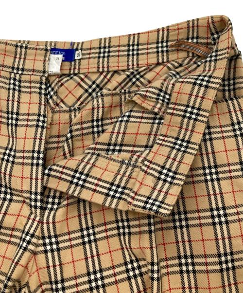 Burberry's BLUE LABEL（バーバリーズ ブルーレーベル）Burberry's BLUE LABEL (バーバリーズ ブルーレーベル) ノバチェック柄パンツ ブラウン サイズ:38の古着・服飾アイテム